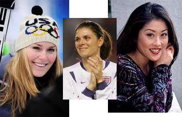 Lindsay Vonn, Mia Hamm, Kristi Yamaguchi - Kohl's