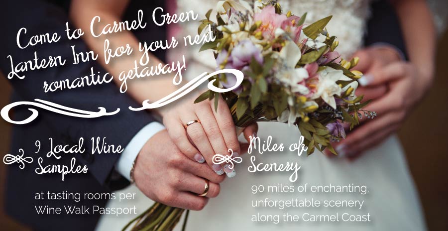 Carmel Green Lantern Inn romantic getaway infographic