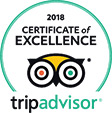 Certificate of Excellence - TripAdvisor